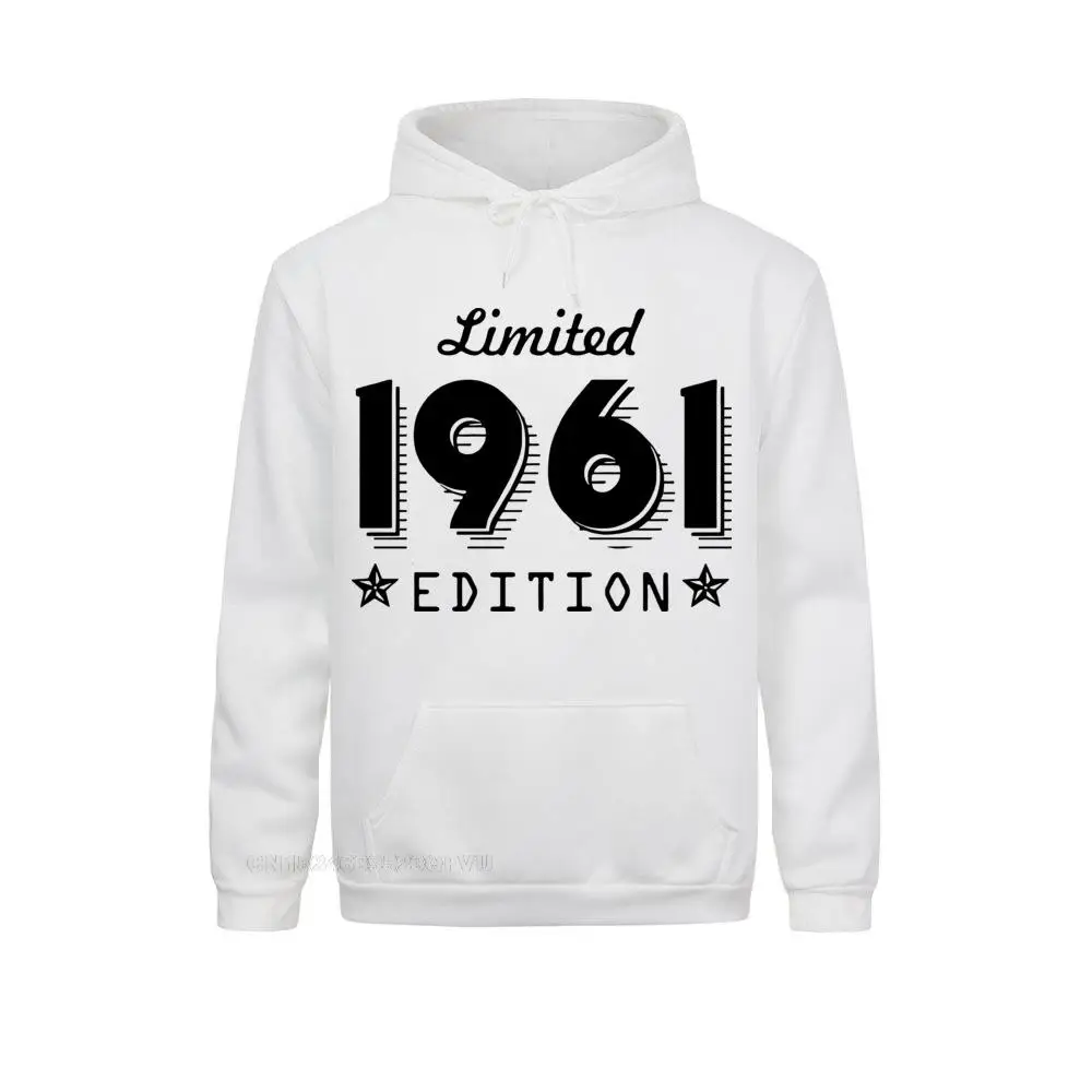 1961 Limited Edition Gold Design Men's Black Hoodie Cool Casual Pride Women Men Unisex New Fashion Sweater Loose Size