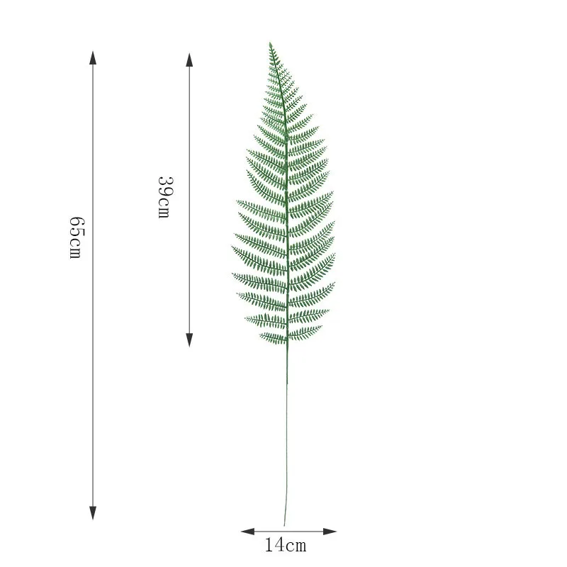 Цельные пластиковые искусственные растения monstera, тропические листья пальмы, украшения для дома и сада, аксессуары для фотосъемки - Цвет: Song Zhi Ye