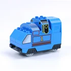 Электрический Трековый поезд, конструктор сделай сам, серия совместимых конструкторов, Детская развивающая игрушка, поезд, игрушка, подарок для детей