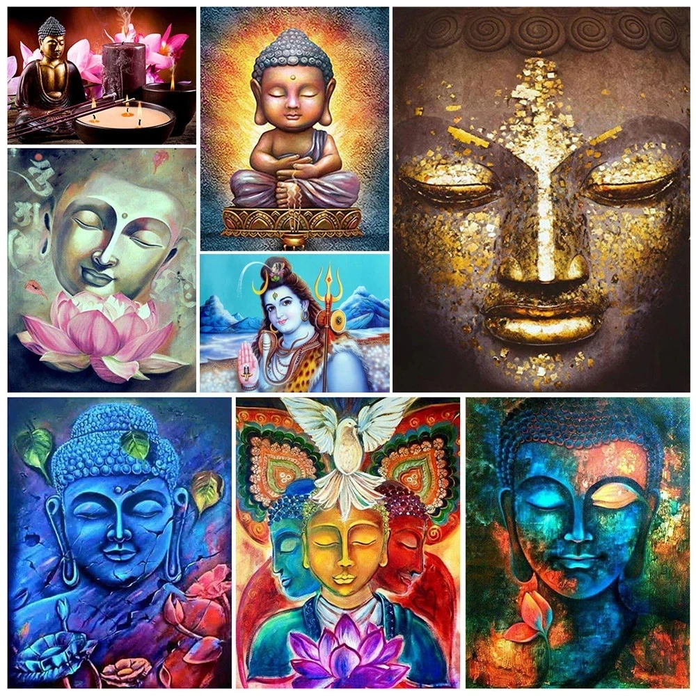

Diamond Painting Full Square/Round Buddha Religion Multi-Combination Embroidery Handmade Home Decoration Mosaic Creative Art