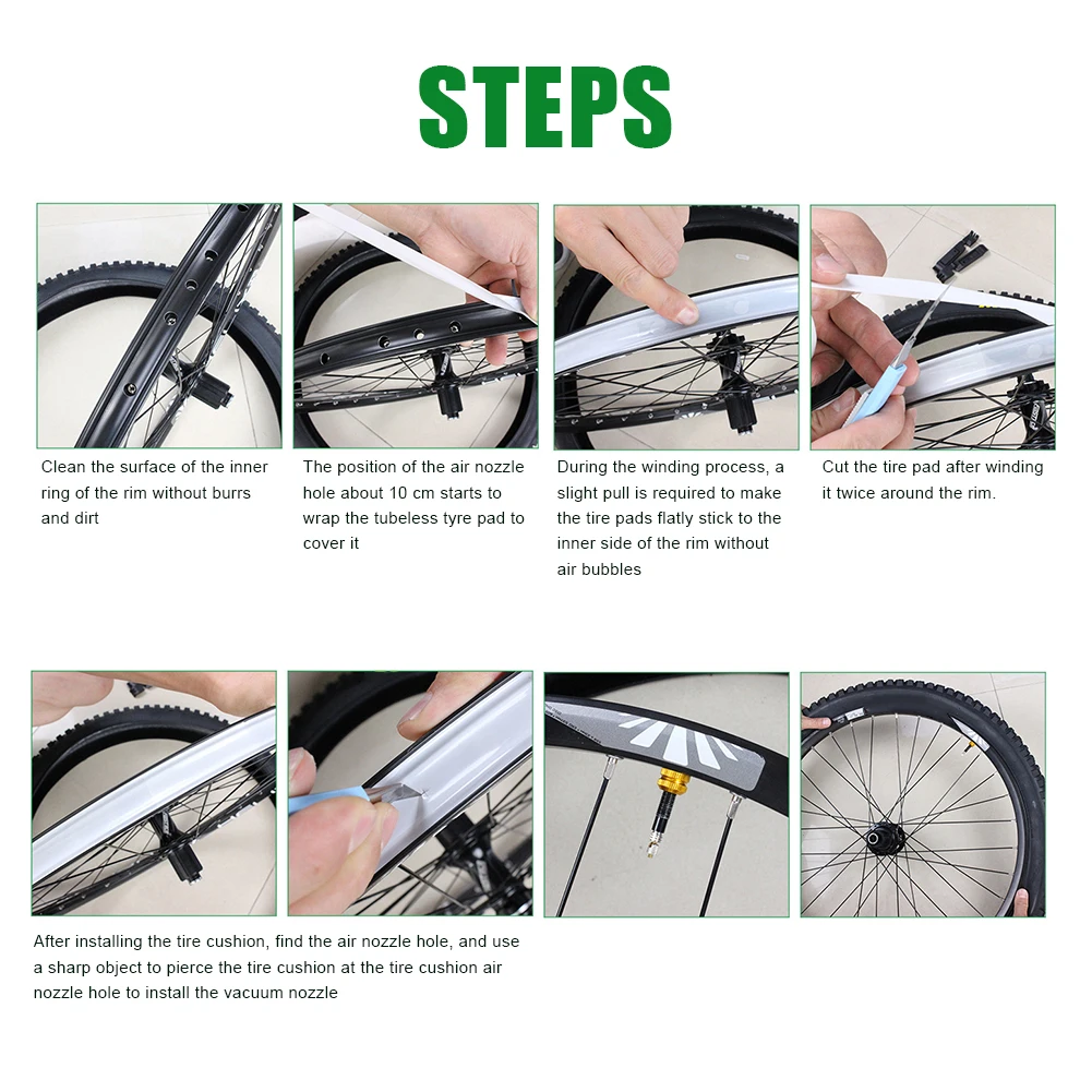 

Tubeless Rim Tape Bicycle Rim Tape 21/23/25/27/29/31mm Width Bicycle Cycling Accessories