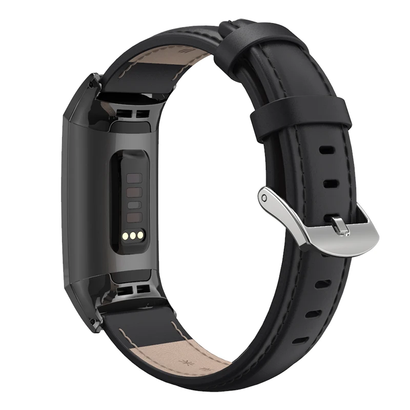 Для Fitbit Charge 3 ремешок Pulseira для взрослых умный Браслет-петля fit bit charge кожаный часов