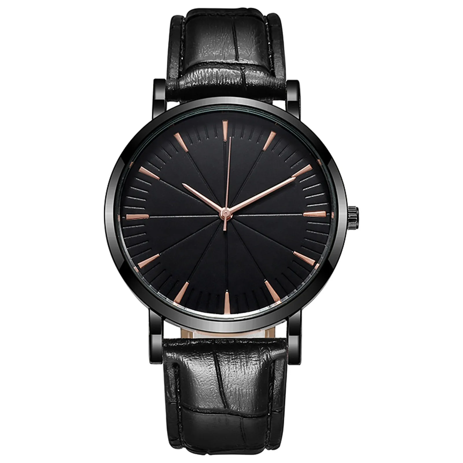 

Chronograph Waterproof Sport Automatic Date Men's casual fashion belt men's quartz watch Business Quartz Mirror Men's Watch