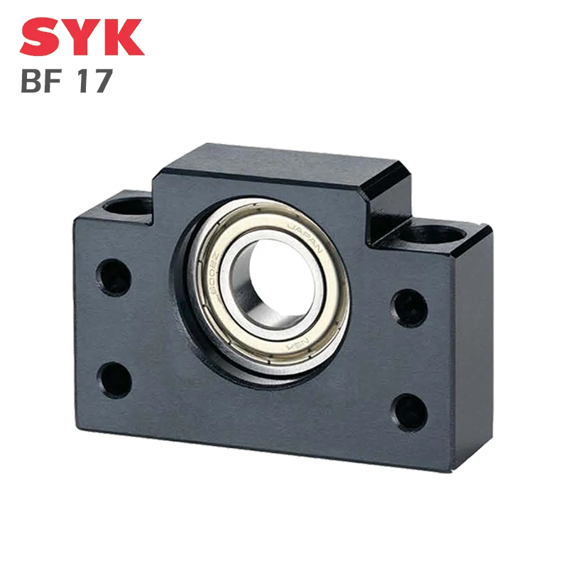 SYK Support Unit BKBF Professional BF17 supported-side C7 C3 for ballscrew TBI sfu 2005 2505 Premium CNC Parts Spindle End
