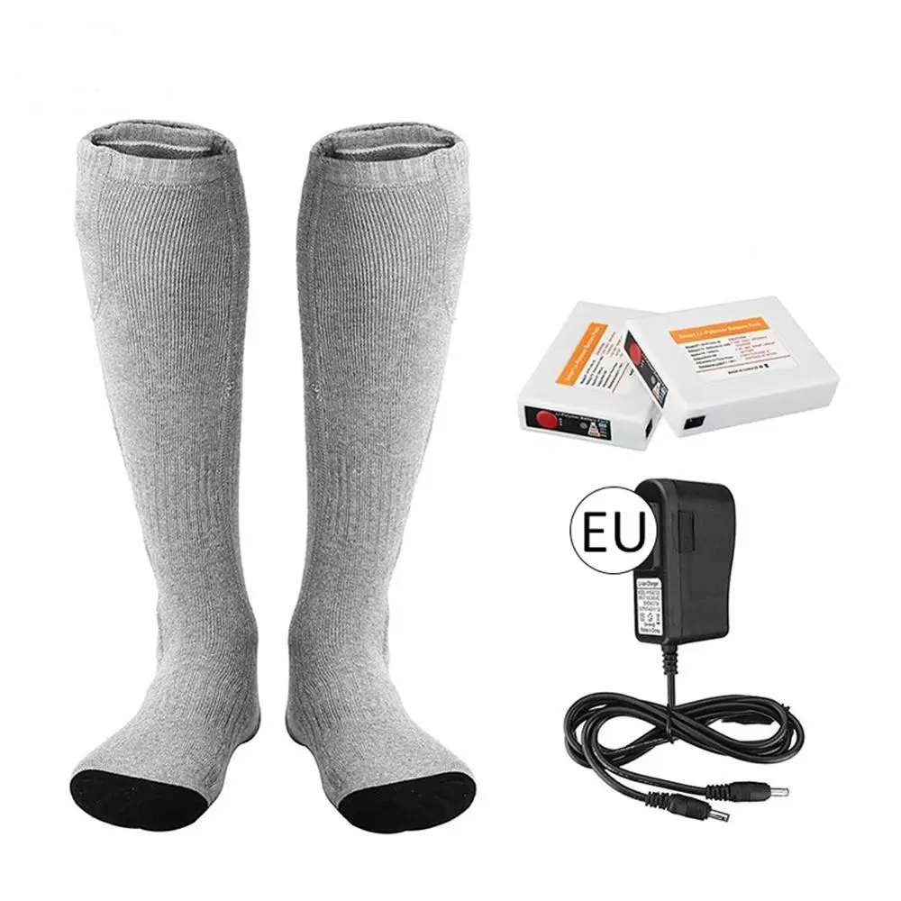 

Thicken Warmer Socks Electric Heated Socks Rechargeable Battery For Women Men Winter Outdoor Skiing Cycling Sport Heated Socks