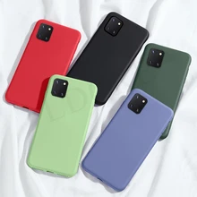 For Samsung Galaxy Note20 Ultra S21 Case Cover Note 10 20 Plus 20 Lite S10 S20 Soft Liquid Silicone Shockproof Bumper Phone Case