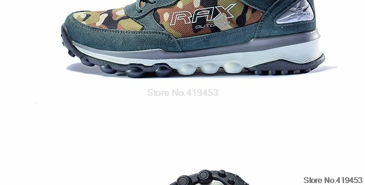 RAX обувь для пешего туризма; Мужская прогулочная обувь; женская обувь из натуральной кожи без шнуровки; легкая обувь для горного туризма; подошва из ЭВА