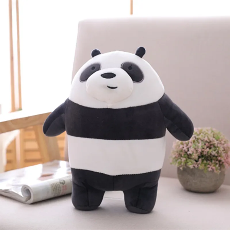 panda Милый мы вся правда о медведях мультяшный кулон Мягкая игрушка гризли панда белый медведь плюшевые игрушки мягкие Kawaii Плюшевые куклы для детей, высокое качество, подарок - Цвет: panda
