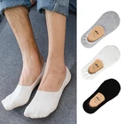 43 пары в партии, хлопковые носки-следки для мужские невидимые Нескользящие тапочки Обувь с дышащей сеткой с низким вырезом короткие носки до лодыжки; Сезон лето-осень