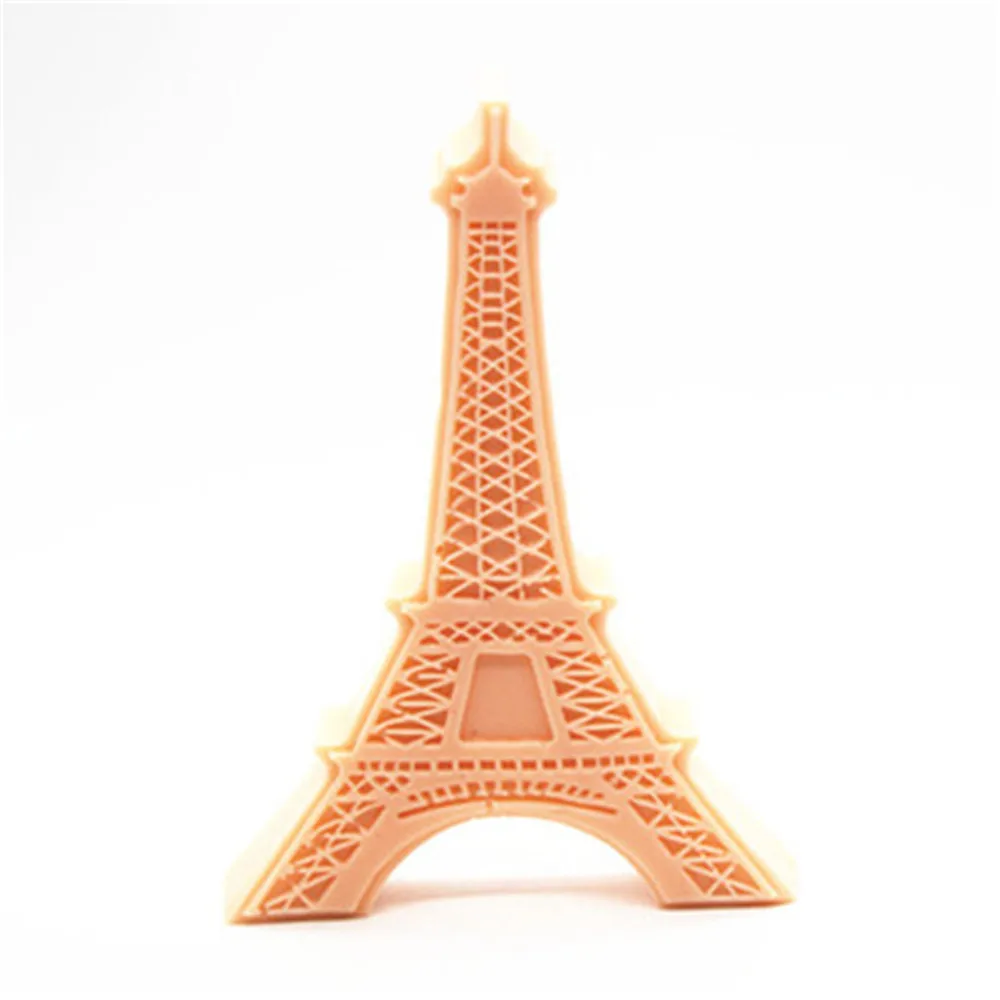 3D Париж Эйфелева башня силиконовые формы форма для шоколада помадки мыло Смолы