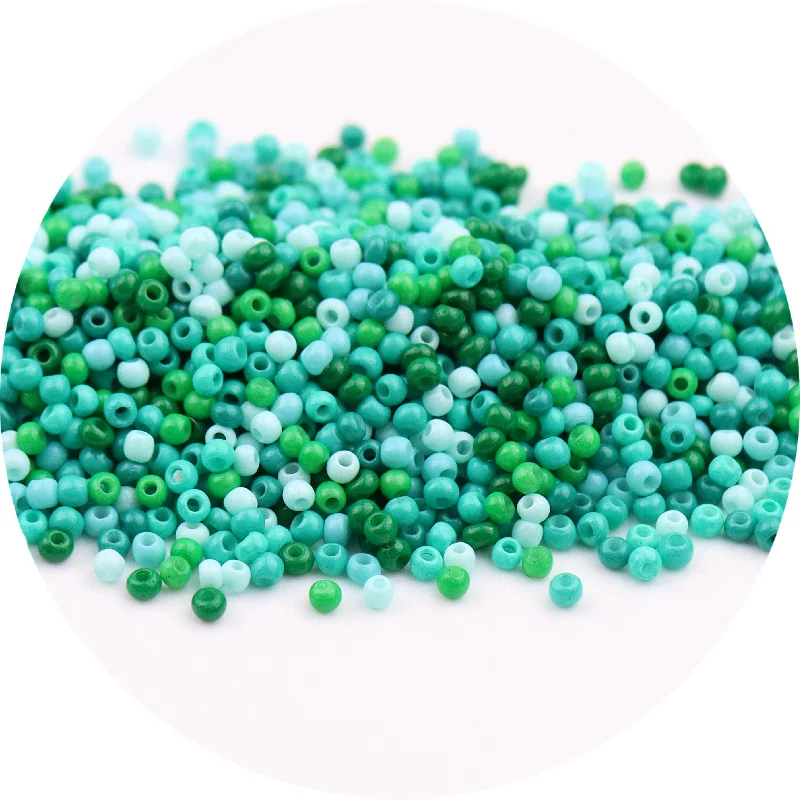 

11/0 2mm Austrian Mixed Solid Color Beads Baking Varnish Glass Seedbeads Handmade DIY Clothing Bracelet Necklace Accessories 10g