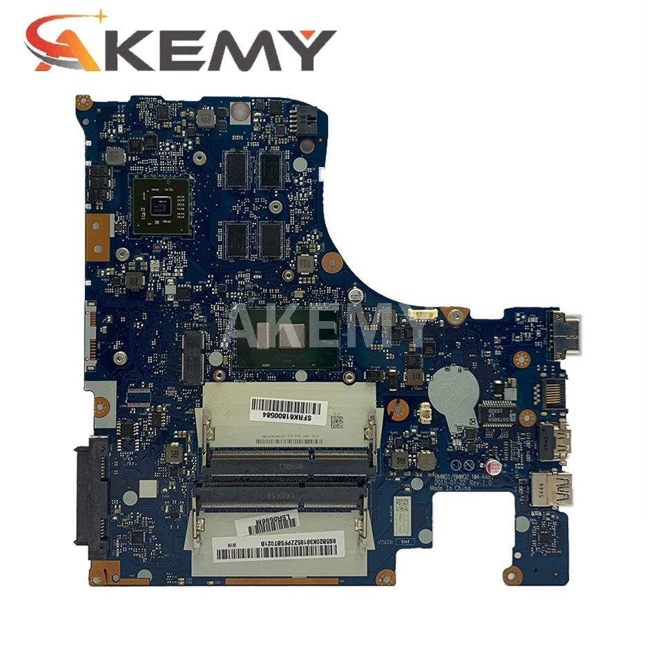 BMWQ1 BMWQ2 NM-A481 For Lenovo IdeaPad 300-15 300-15ISK Laptop Motherboard 15.6 inch SR2EY i5-6200U CPU Radeon R5 M330 GPU | Компьютеры и