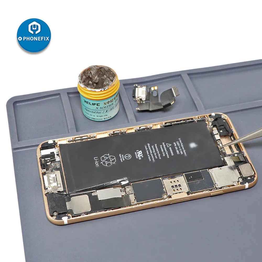 Паяльный коврик Теплоизоляционный силиконовый настольный термозащитный