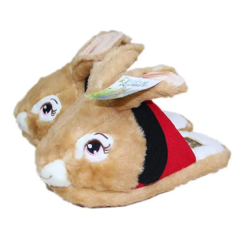 

Y-образные Модные женские тапочки зимняя теплая меховая обувь для мужчин и пар Симпатичные кроличьи уши мягкая подошва домашние женские плю...