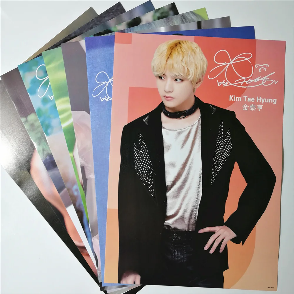 8 *(42x29 см) Новый постер Bangtan Boys Kim Tae Hyung V kpop около TaeHyung наклейки на стену