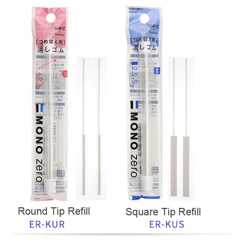 TOMBOW MONO Zero ластик механический ластик многоразового использования форма ручки резиновый пресс тип коррекция рисования школьные канцелярские принадлежности 1 шт