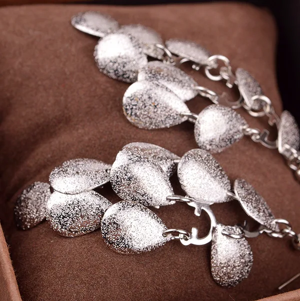 Женские массивные ювелирные изделия Anise Многослойные висячие серьги в форме