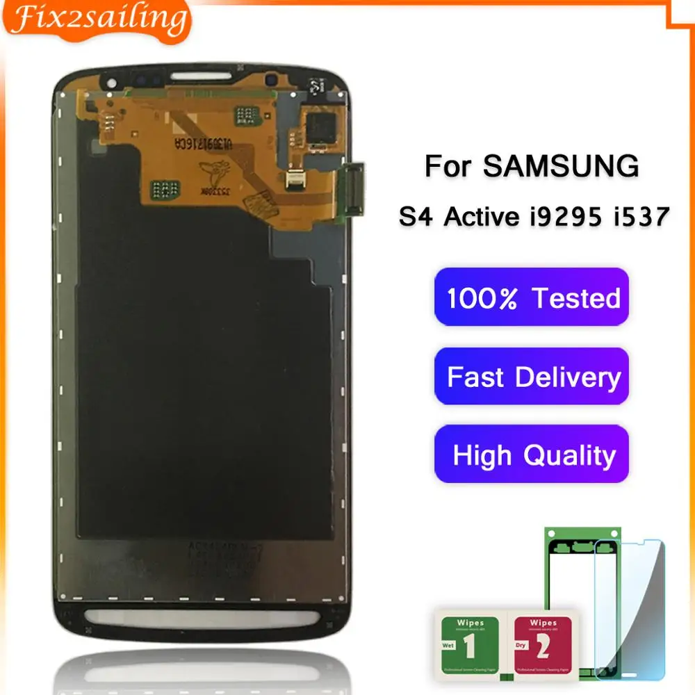 Супер AMOLED LCD для Samsung Galaxy S4 Active i9295 i537 дисплей кодирующий преобразователь