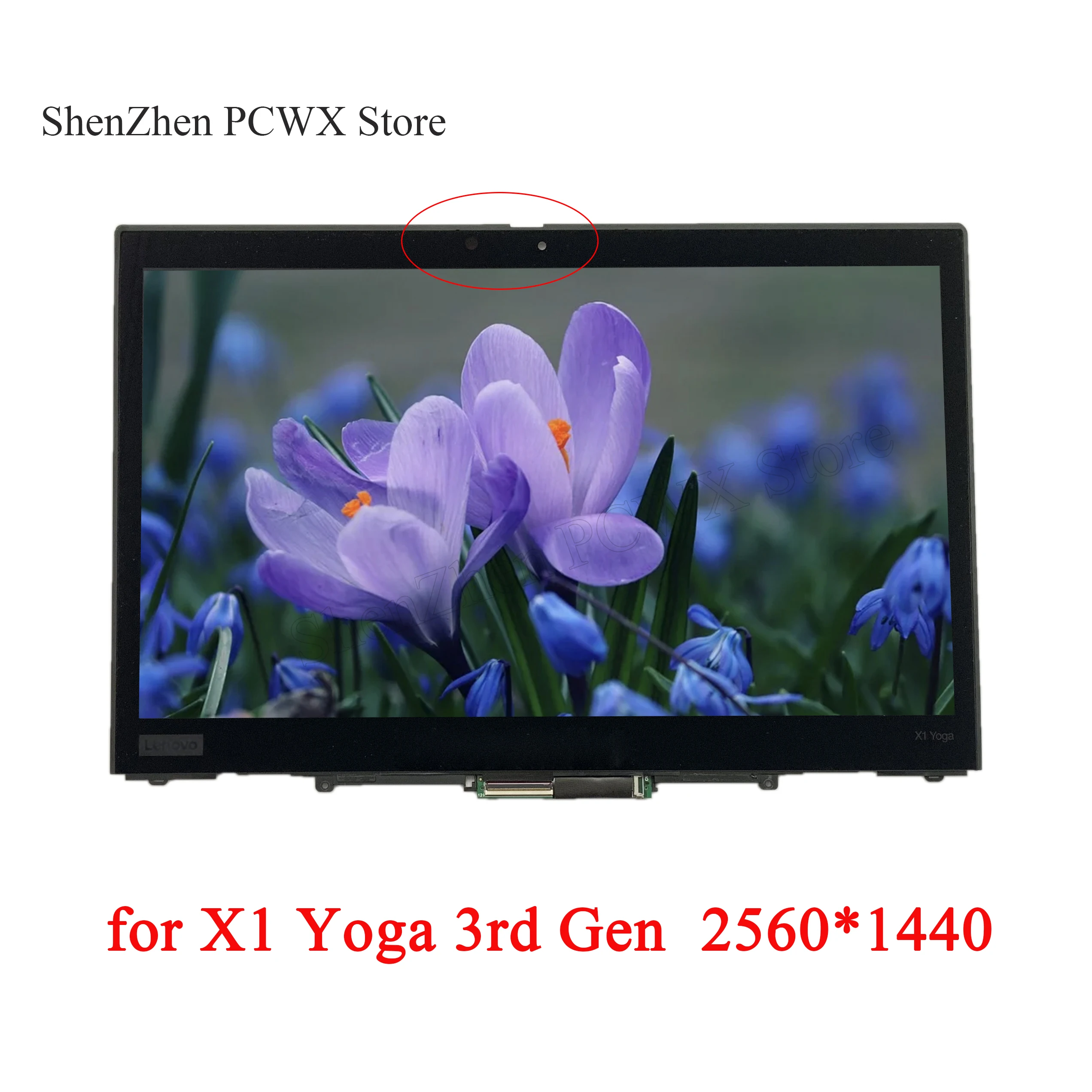 Сменный сенсорный ЖК экран для Lenovo ThinkPad X1 Yoga 3 го поколения FRU 01AY927 рамка с рамкой