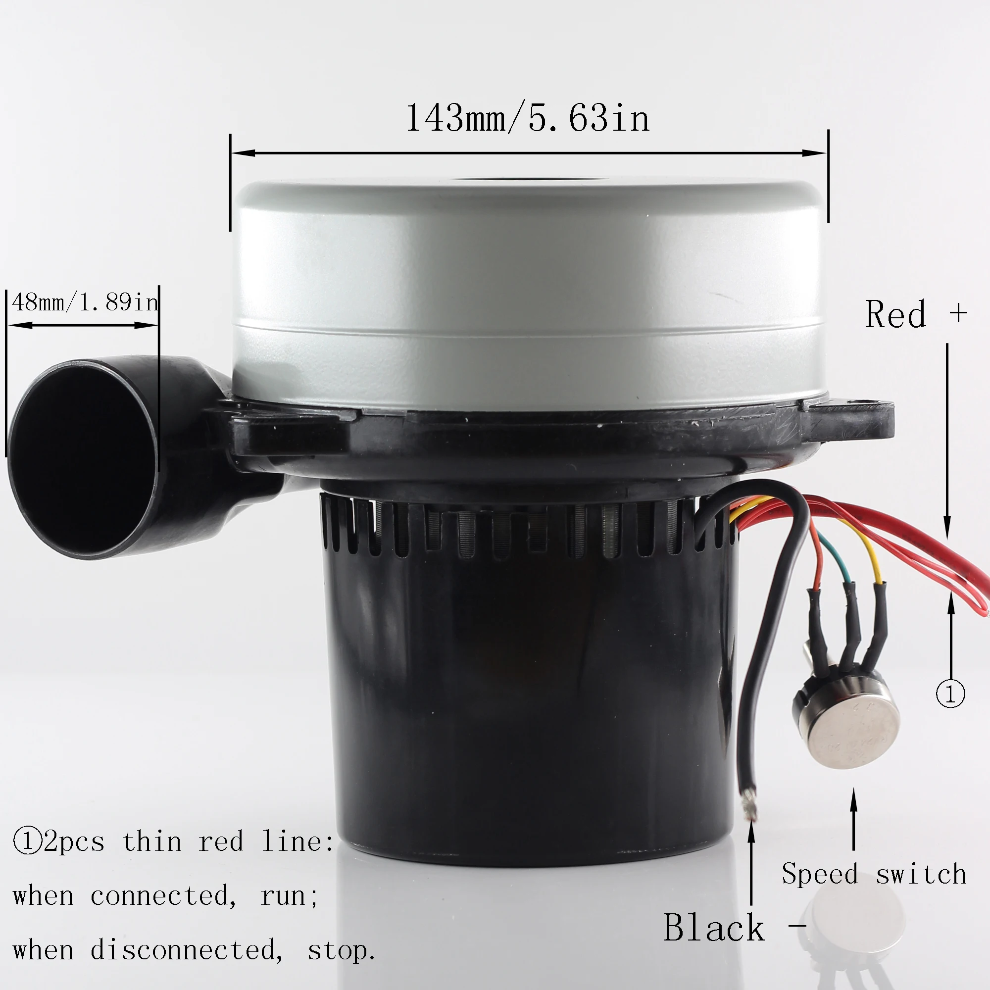 Центробежный вентилятор отрицательного давления 140160 DC 12V или 24V для курения