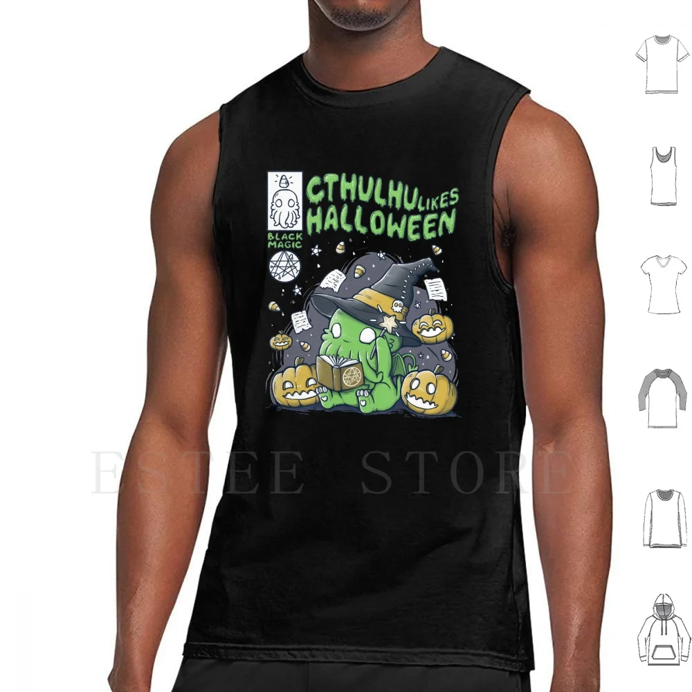 

Cthulhu Likes Halloween Tank Tops Vest Sleeveless Xmorfina Cthulhu Call Of Cthulhu Cthulhu Cute Halloween Cthulhu Cute