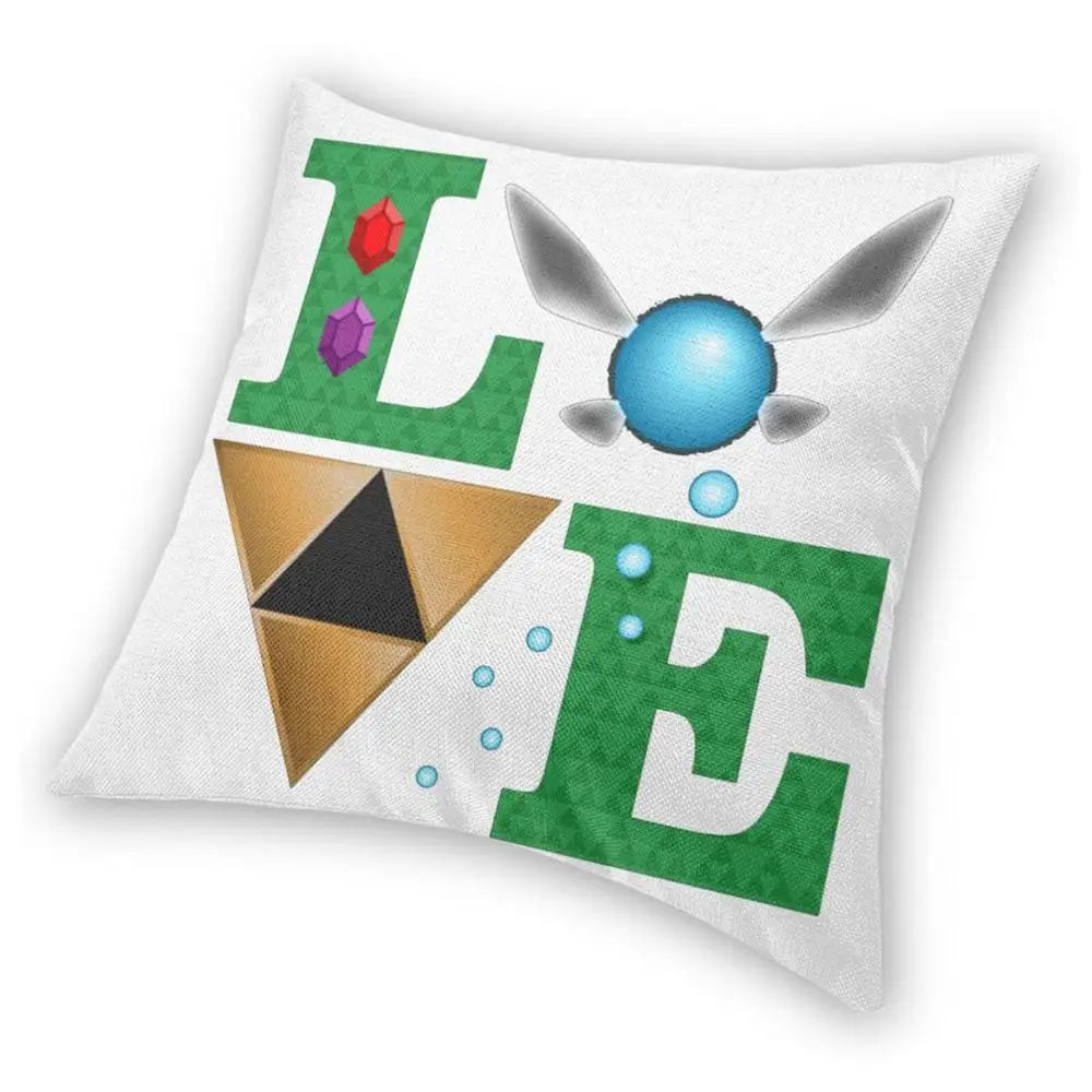 LOVE Legend Of Zelda Throw Pillows Covers Cases Velvet Pillowcase Cushion Bed Cooling Standard Size Tub 2 Pack Nursing 20x20 | Дом и сад