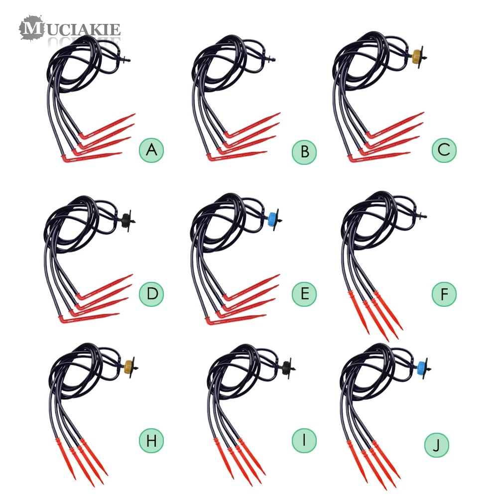 Комплект микрокапельного полива MUCIAKIE 1 шт. 4 выхода|Наборы для полива| |