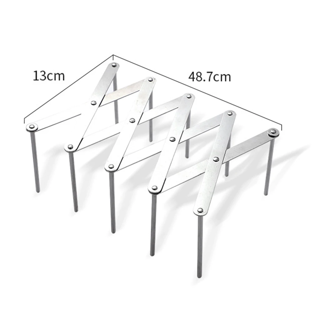 

Multifunction Extendable Pot Lid Holders Drain Rack Multipurpose Steamer Pans Glasses Holder Flexible Plate Organizer Kitchen