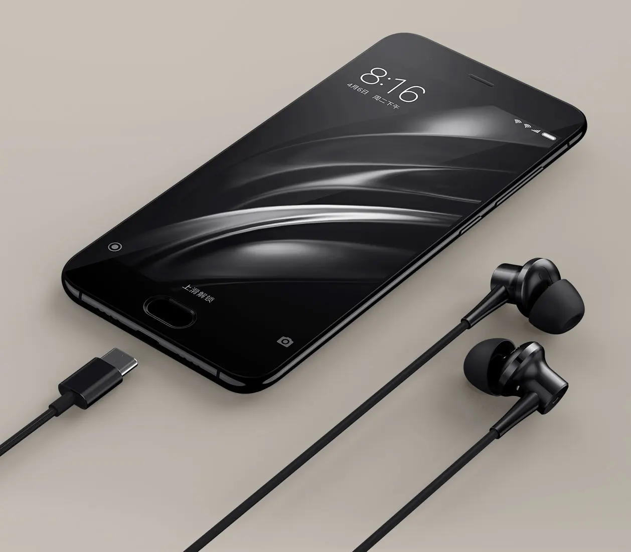 Оригинальные шумоподавляющие наушники Xiaomi ANC Type-C проводное управление с