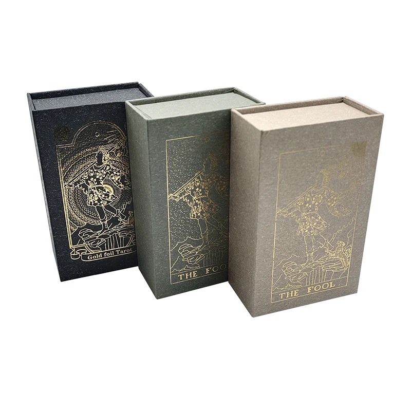 The Neo Rider Tarot Gold Foil водостойкие карты Game с руководством | Спорт и развлечения