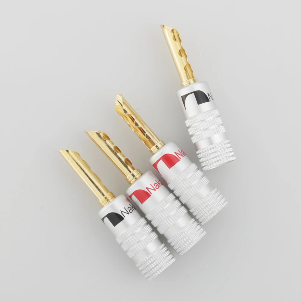 12 шт. позолоченные вилки типа банан | Электроника