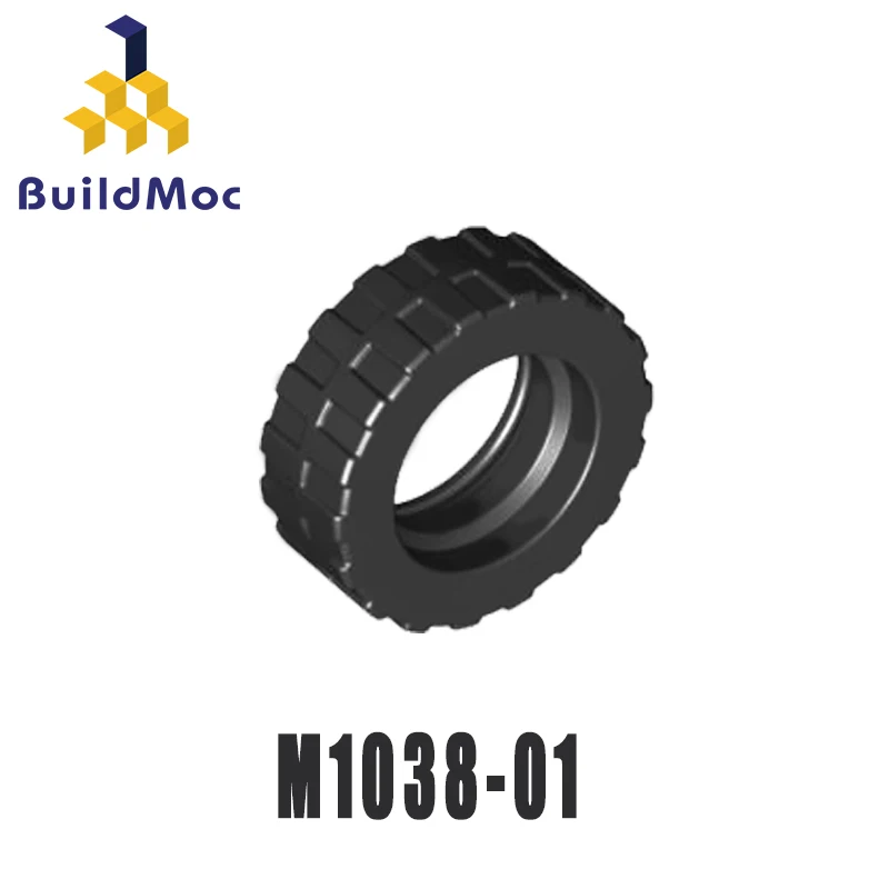 BuildMOC Собирает Частицы 92409 маленькая шина 50951 кожа шин для строительных блоков