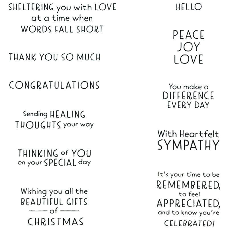 

2021 New Christmas English Words Set Clear Stamps and Metal Cutting Dies For DIY Craft Making Greeting Card Scrapbooking Album