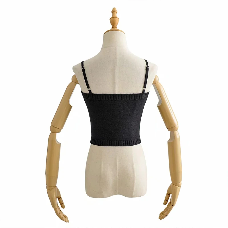 

Women's Cardigan Sweaters Cropped Jackets Knitted Coats Femme Puff Sleeves Knit Tops Two Piece Knitwear Bow Cute Chic Crop Tops