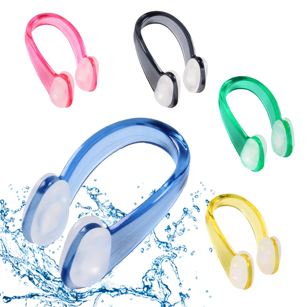 

2021 NEW Swimming Nose Clip Earplug Earplugs Suit Swim Earplugs Small Size FOR Adult Children Waterproof Soft Silicone Nose Clip