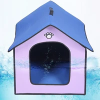 portable pet dog house foldable dogs room outdoor waterproof soft removable kennel nest for dogs cats small animals pet products