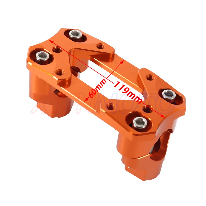 Алюминиевые хомуты для руля с ЧПУ 28 мм крепления KTM SX SXF EXC XCW XCFW EXCF 125 250 300 350 400 450 500 530