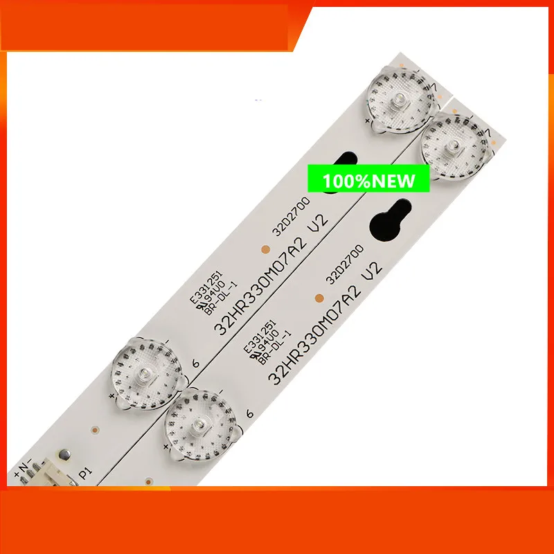 Для TCL L32F3303B L32F1680B MERLOT 32M19 32M1 8 Light bar 32HR330M07A2 7LED 6V 55CM 100% NEW | Электроника