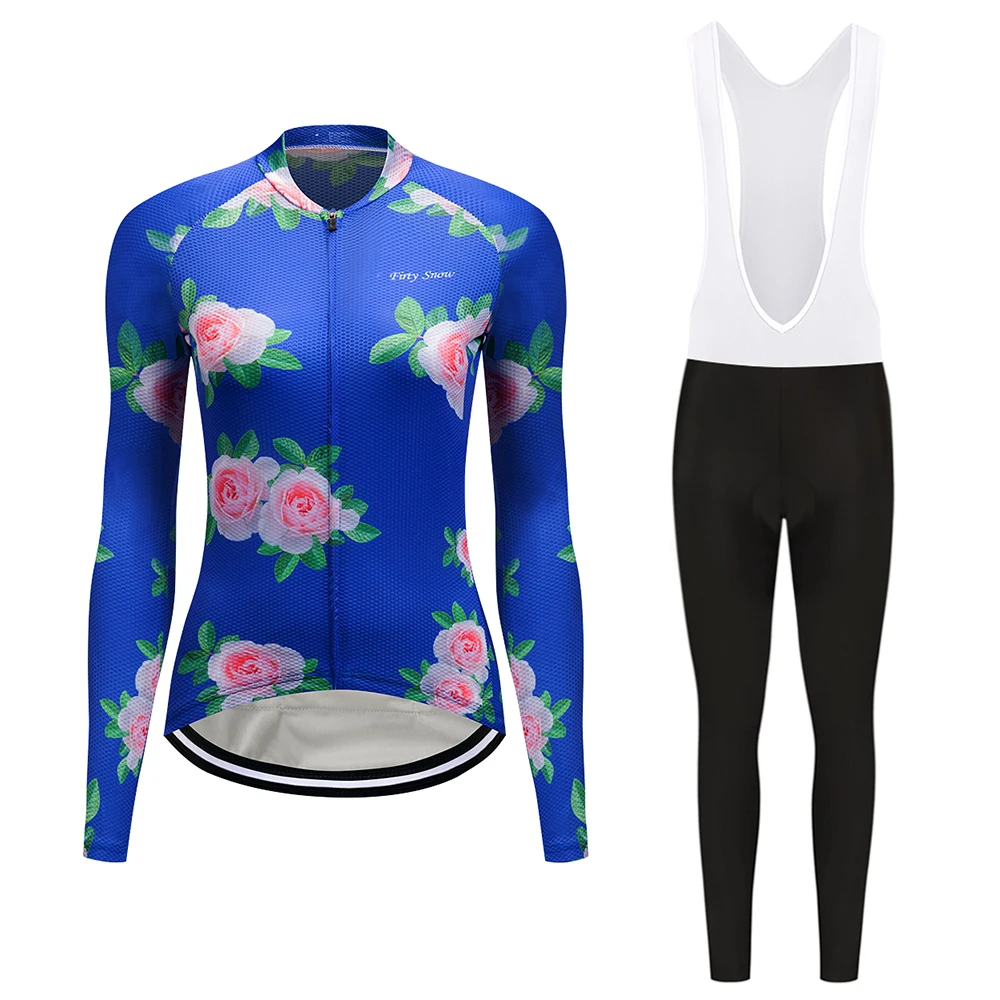 Женские Велоспорт Джерси комплект велосипедный триатлон костюм Спортивная