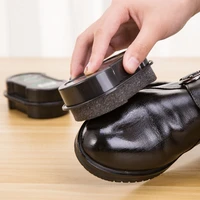 shoe cleaner leather shoes maintenance brightening double sided sponge shoe polish colorless shoe wax black shoe polish cleaning