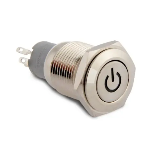 16 мм 12V Красный светодиодный вкл/выкл кнопки переключения для Авто