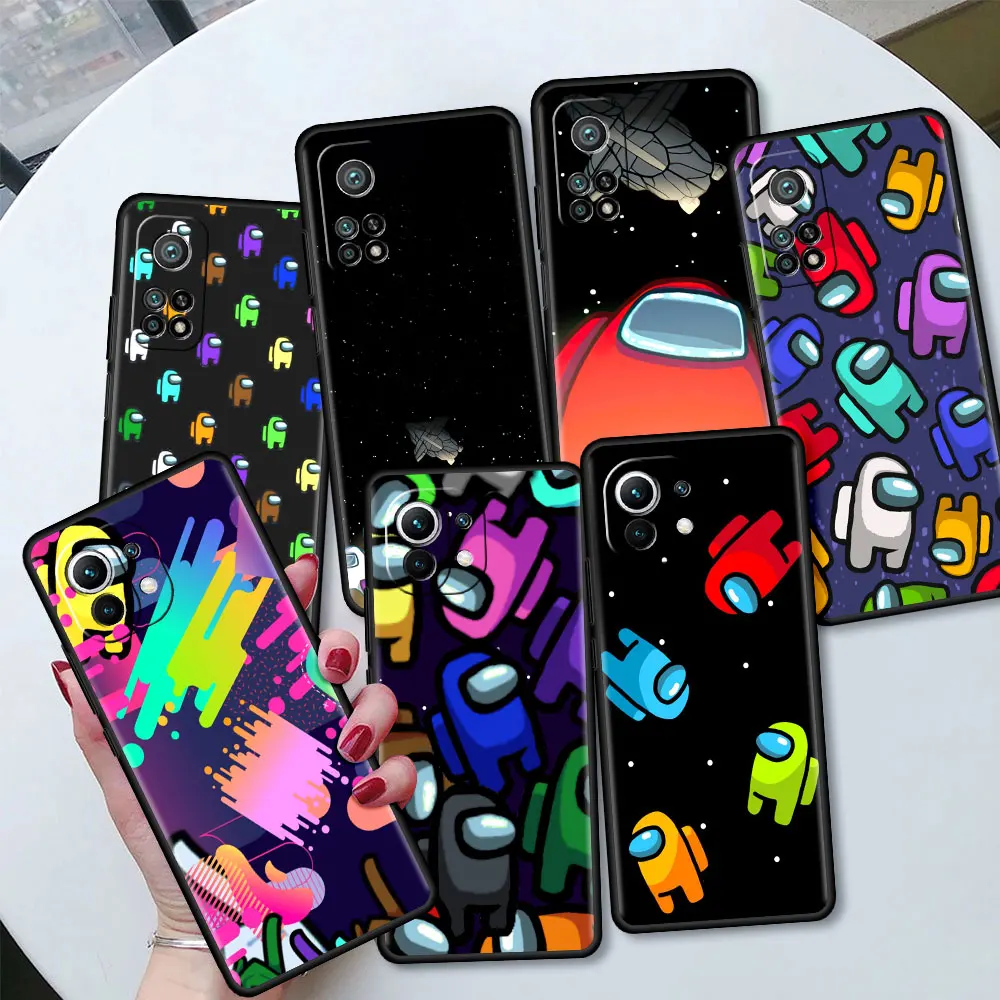 

Soft Case for Xiaomi Mi Poco X3 NFC M3 10T Pro 11 9 9T 11 CC9 CC9E Note 10 A2 Lite Tpu Phone Coque Hot Game A-Mong U-S