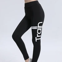 women seamless leggings new gym sport workout breathable letter print black yoga pants high waisted putbble butt womens pants