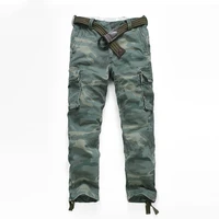 mens casual pants vintage cargo trousers fashion sports military pants camouflage straight long tactical camo pants plus size