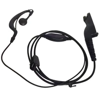 oppxun new earhook microphone earpiece headset dual ptt for motorola radio for apx2000 apx7500 dp3400 dp3401 mtp850s p8268