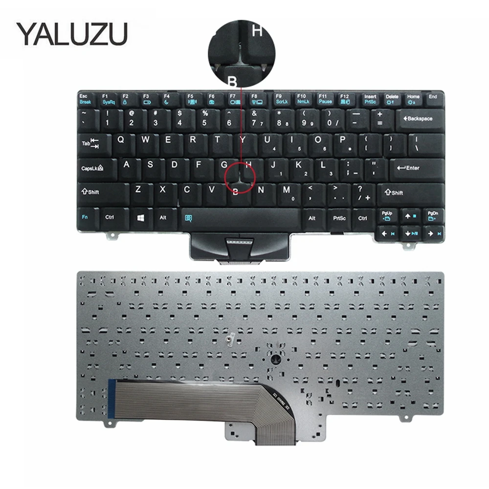 YALUZU английская клавиатура для ноутбука LENOVO для thinkpad SL410 L410 SL510 L420 L410 L510 L412 L512 L520 L421 SL410K SL510K США Клавиатура ноутбука