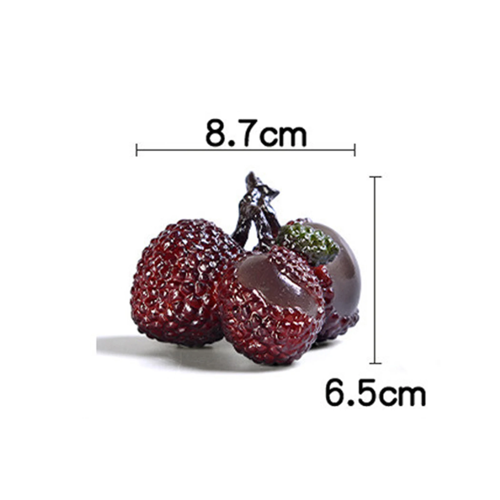 

Tea Pet Resin Ornaments Color-changing Orange Lychee Creative And Personalized Accessories Crafts Decorative Fruit Ornaments