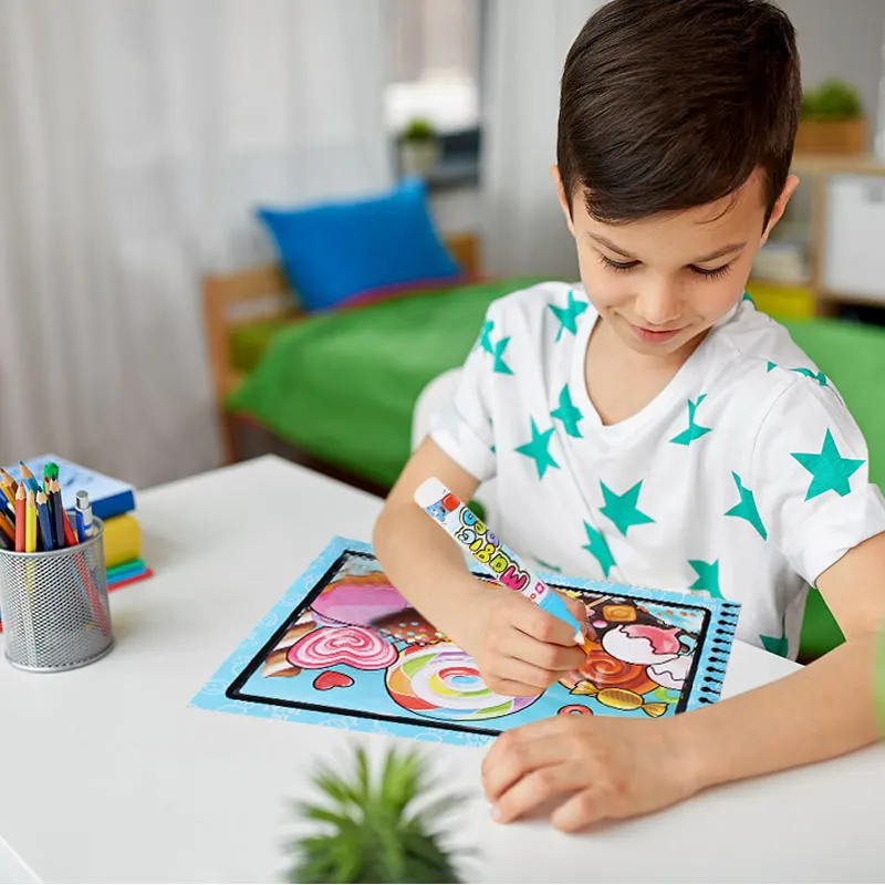 Детская Волшебная Водяная ручка для рисования многоразовая доска детская книга