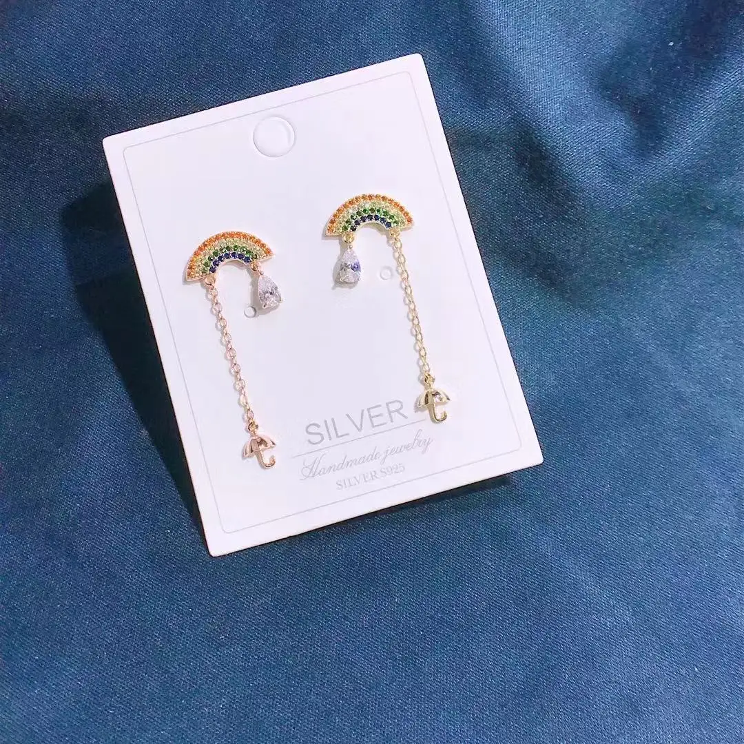 Оригинальные серьги из стерлингового серебра 925 пробы Женские Модные