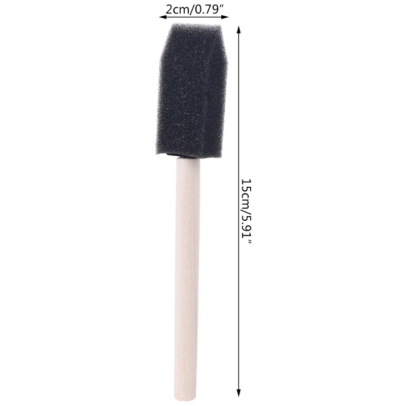 

50pcs Foam Paint Brushes Sponge Brush for Kids Children Drawing Painting Staining Graffiti Tools School Art Supplies